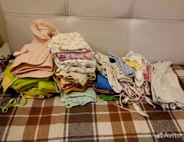 Вещи пакетом на малышку 0-6