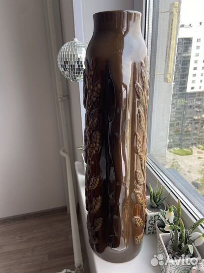 Ваза напольная керамическая