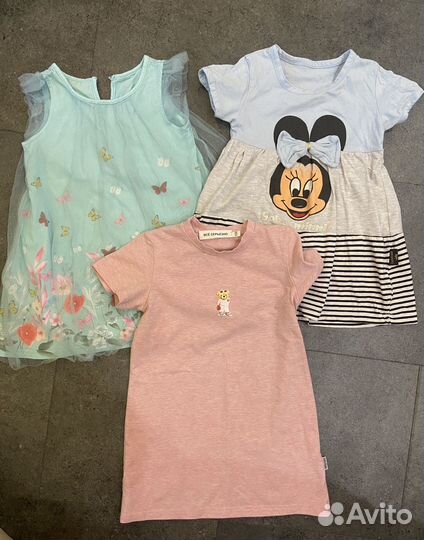 Вещи пакетом на девочку 98