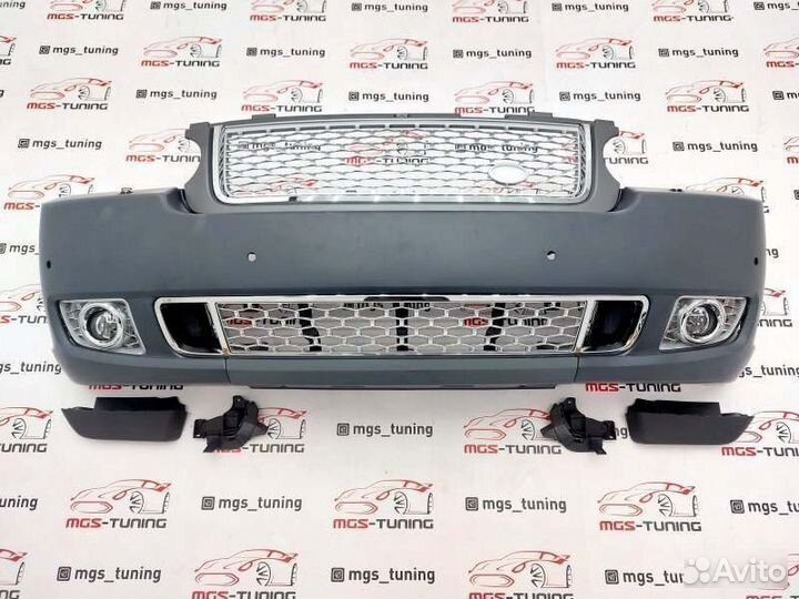 Бампер в сборе Autobiography рест Range Rover 2-12