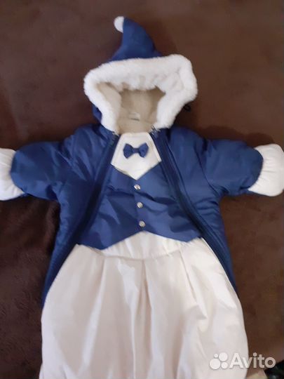 Конверт на выписку для мальчика зима