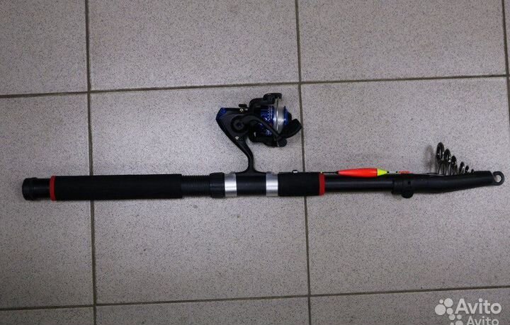 Удочка для рыбалки 360см с Катушкой