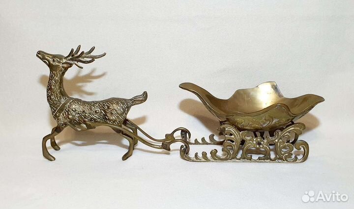 Скульптура оленя. Бронза. Европа