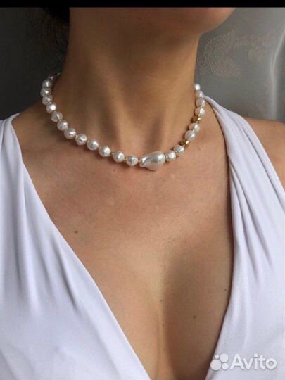 Цепочка чокер украшение колье