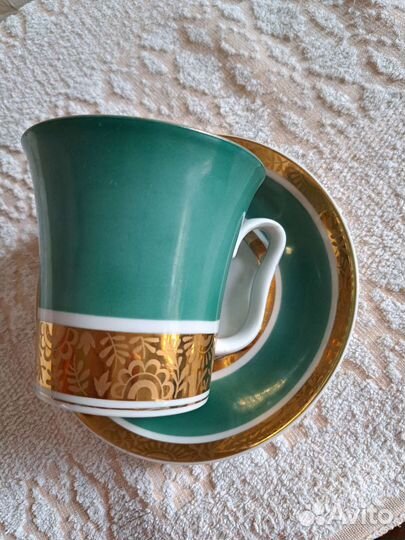 Чайный бокал с блюдцем лфз. Бронь