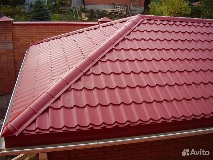 Металлочерепица, профнастил, кровельные материалы