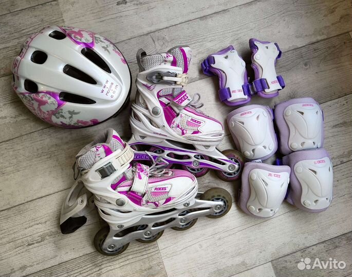 Ролики 30-33 детские раздвиж. Roces