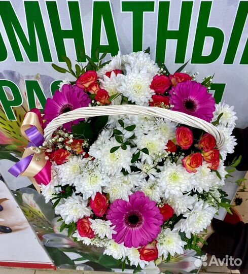 Цветы, Букеты роз, Хризантема, Цветы, Доставка