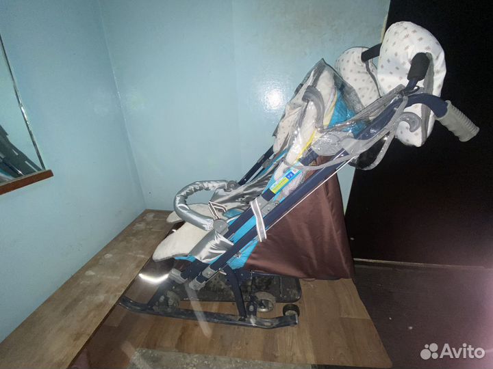 Детские санки коляска