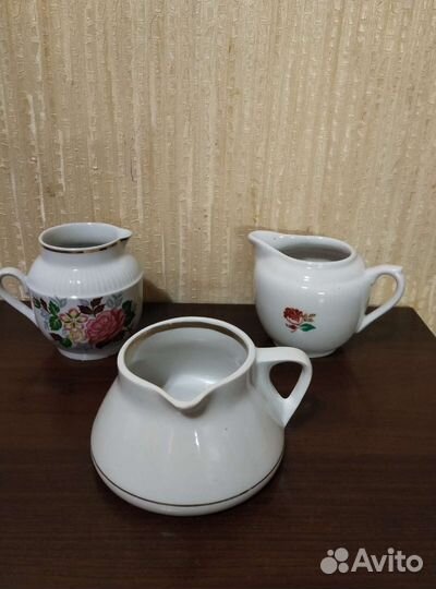 Молочники, горчичницы,солонки СССР