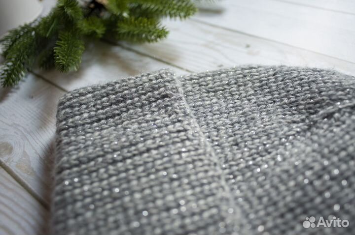 Шапка серая