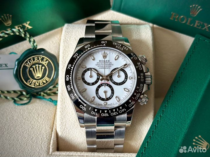 Часы Rolex Daytona белые