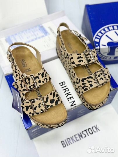 Замшевые сандалии Birkenstock 3 цвета