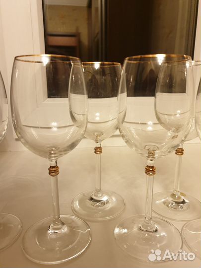 Бокалы фужеры для вина Богемия