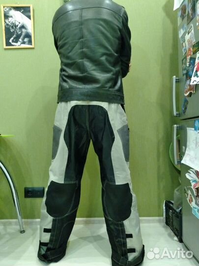 Мотоштаны YF protector, silver