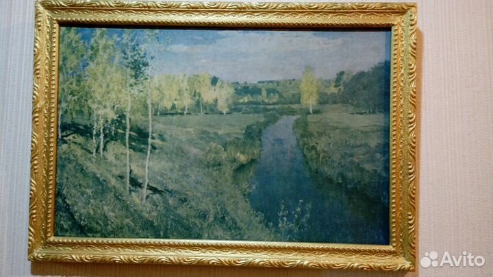 Репродукция картины Левитана 