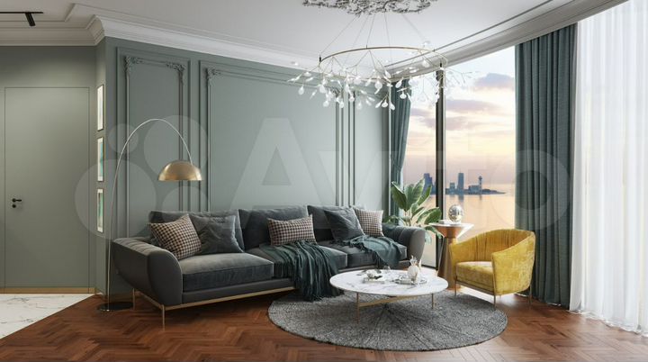 2-к. квартира, 60 м² (Грузия)