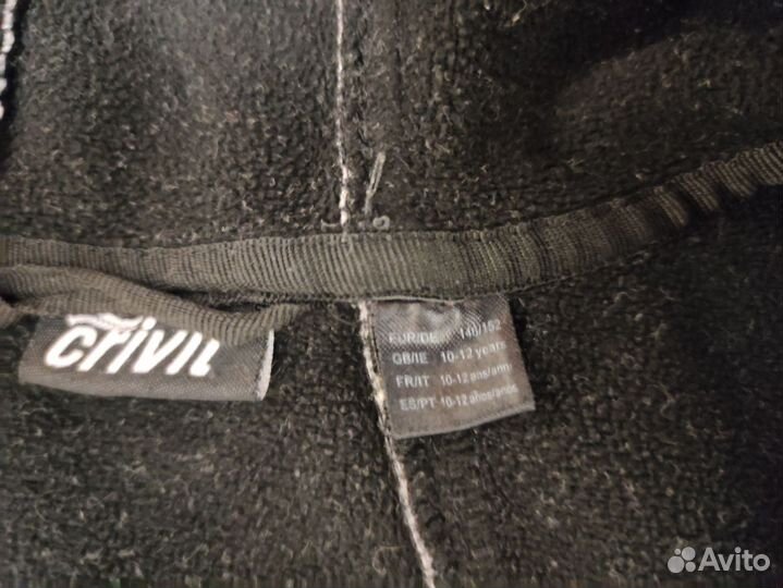 Ветровка на флисе для мальчиков и девочек 146-152