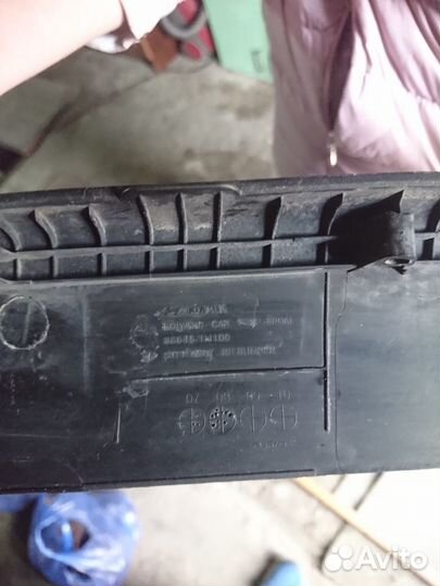 Накладка на задний бампер киа сид-1 (универсал)