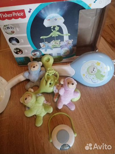 Мобиль проектор fisher price 3 в 1