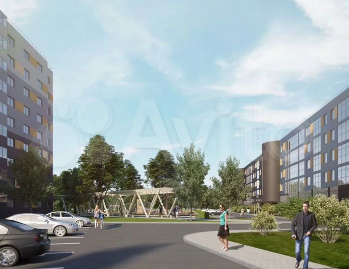 2-к. квартира, 60,9 м², 4/9 эт.