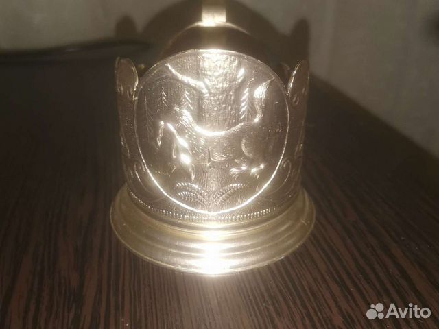 Подстаканники СССР зверь с добычей