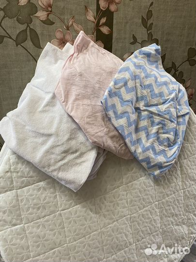 Матрас в круглую кроватку