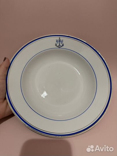 Тарелки вмс/вмф дулево 50-е СССР