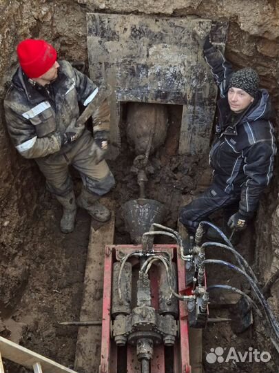 Прокол под горолой мини гнп и ГНБ