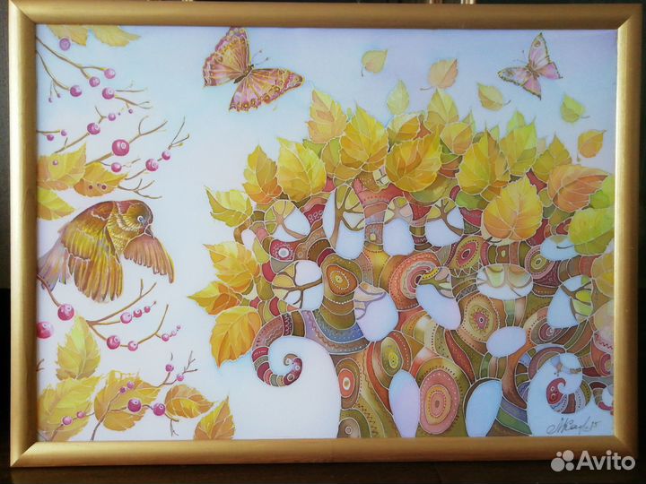 Интерьерные картины. Батик. Акрил