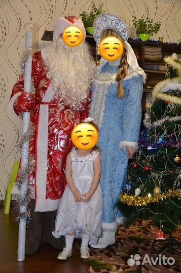 Костюм Деда мороза и снегурочки