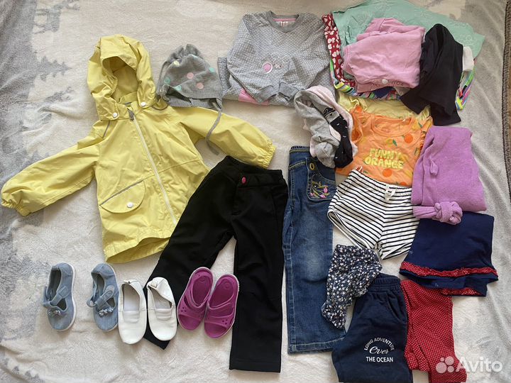 Пакет вещей для девочки 92