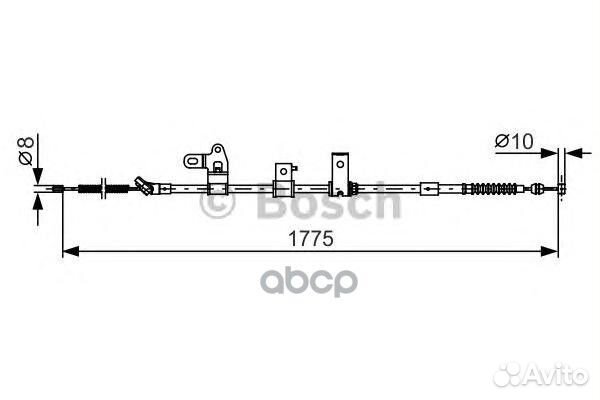 Трос стоян торм Toyota Prius 2003-2009 19874823