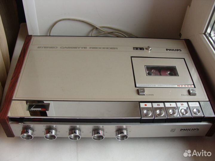 Магнитофон Philips N2400 1971г. схема