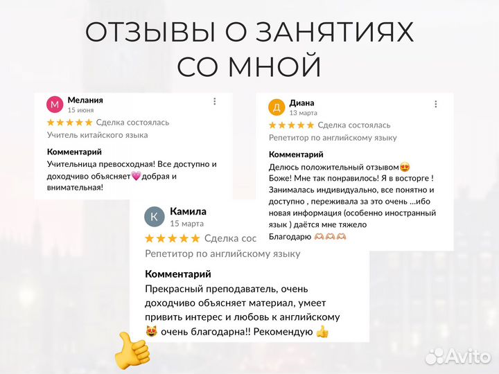 Репетитор учитель преподаватель английского языка