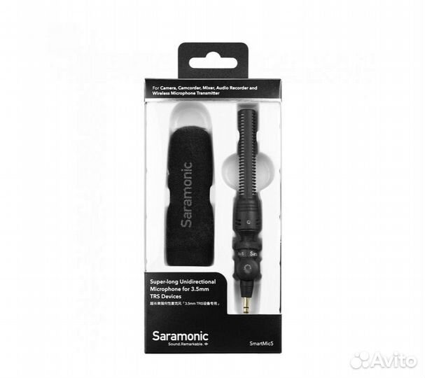 Микрофон Saramonic SmartMic5 мини-пушка для смартф