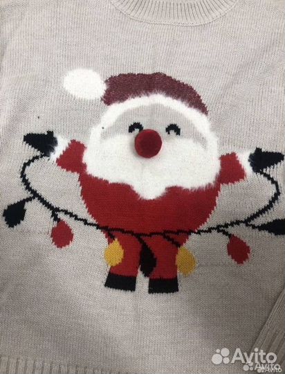 Новый свитер с дедом морозом