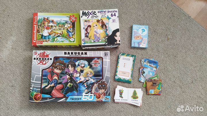 Пазлы, настольные игры