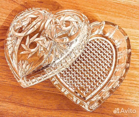 Шкатулка хрусталь сердце винтажная СССР купить в Краснодаре | Хобби и ...
