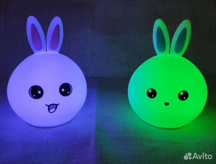 Светильник силиконовый зайчик