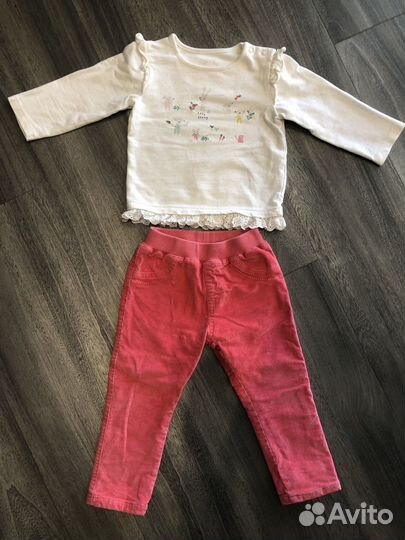 Пакет вещей на девочку 80-86