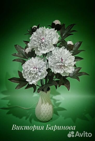 Светильник пионы