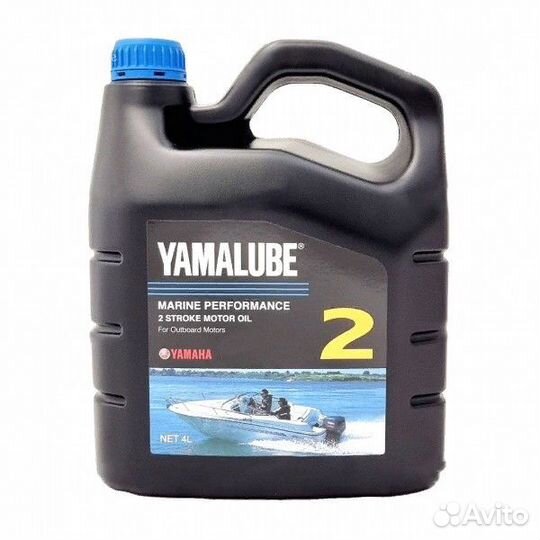 Масло для мотора Yamalube 2T Marine Mineral Oil 4л