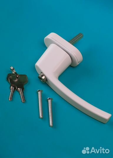 Ручка оконная с замком и ключом, детская защита