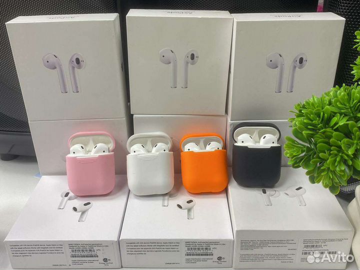 Наушники Apple Airpods 2/3/Pro Доставка за 1час