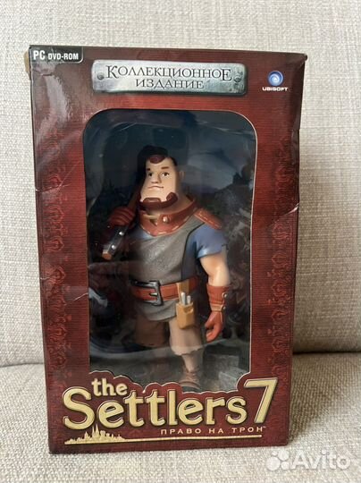 Коллекционное издание игры Settlers 7 с фигуркой