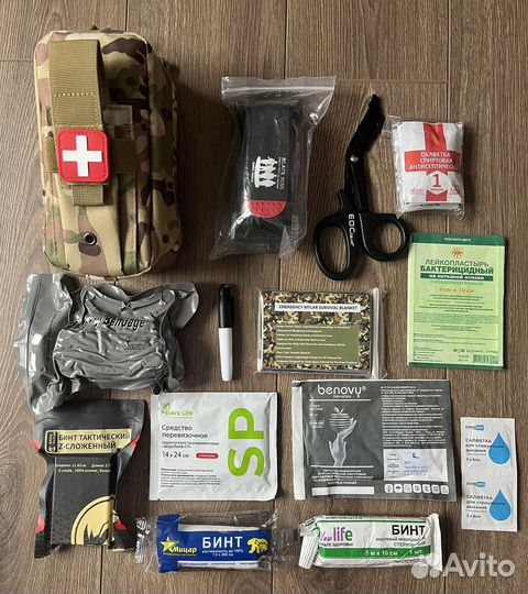 Аптечка тактическая укомплектованная