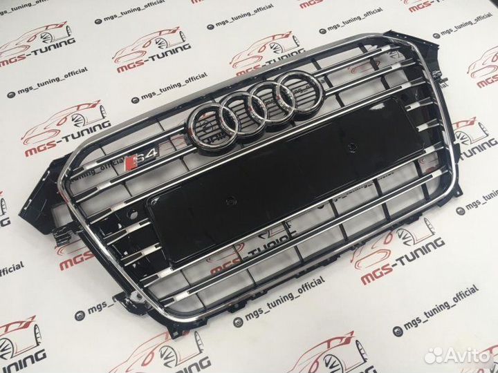 Решётка на Audi A4 11-15 гг. S4 стиль 1