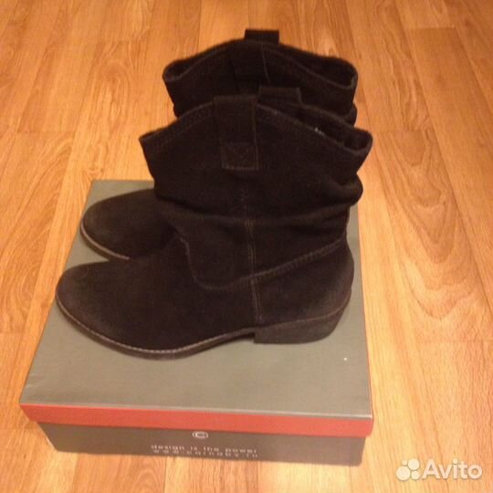 Замшевые полуботинки демисезонные