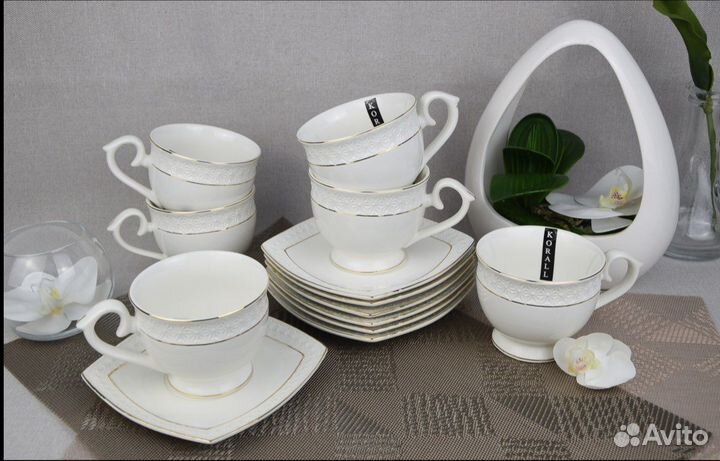 Сервиз чайный Снежная королева